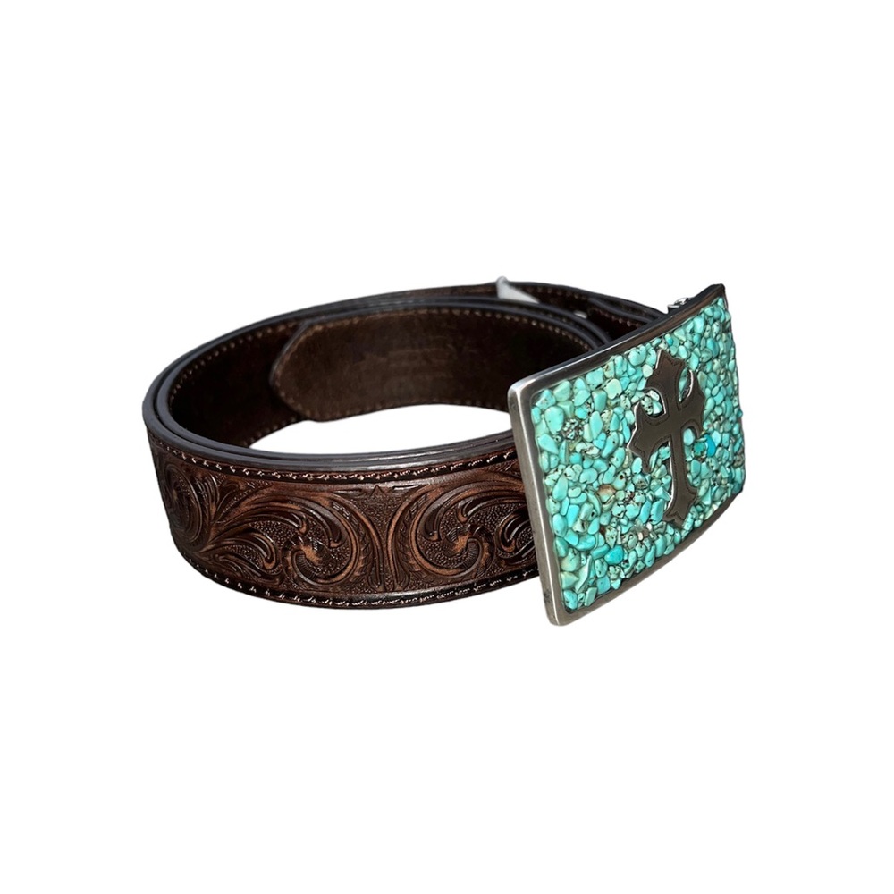 Turquoise Cross Belt